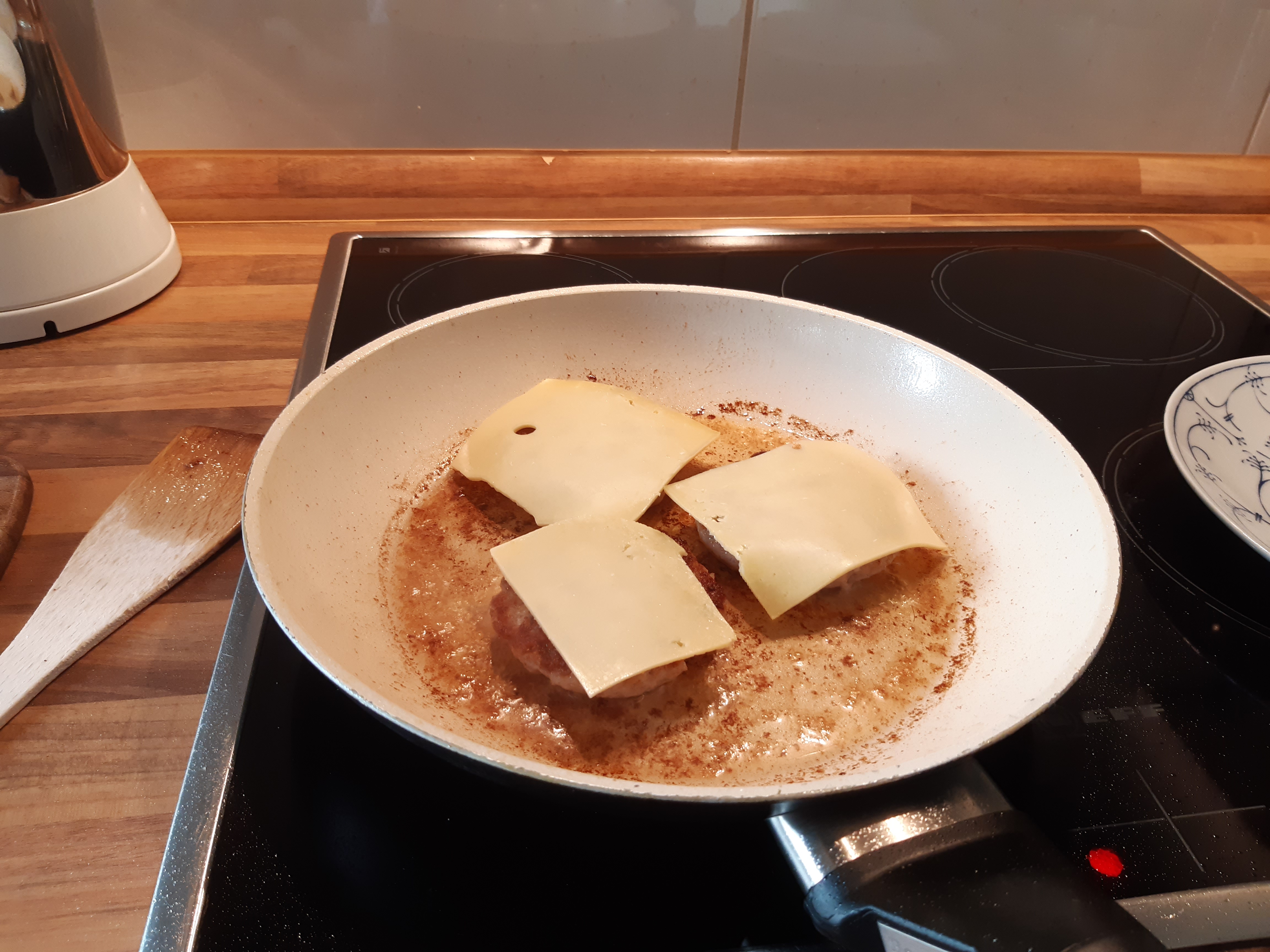 Burger braten