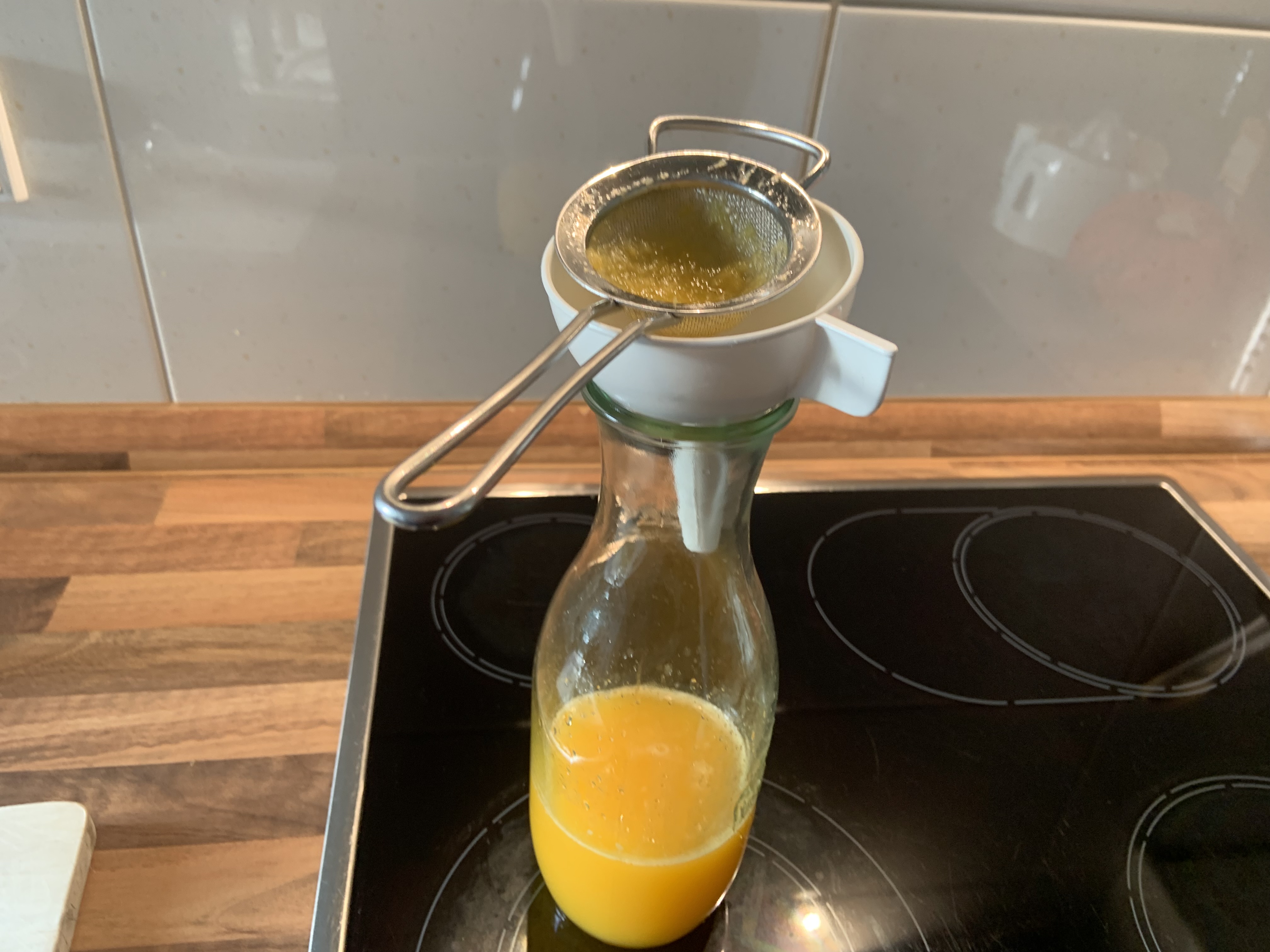 Saft filtern